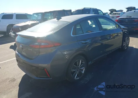 2018 Hyundai Ioniq Hybrid Limited из США, поврежденный, VIN KMHC85LC3JU065214